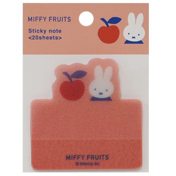 ダイカット付箋A
[pink/905A]
(MIFFY FRUITS)