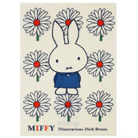 A4クリアファイル
[BN21-67 cream]
(miffy and flower)