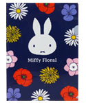 A4クリアファイル
[navy/BS22-33]
(Miffy Floral)
