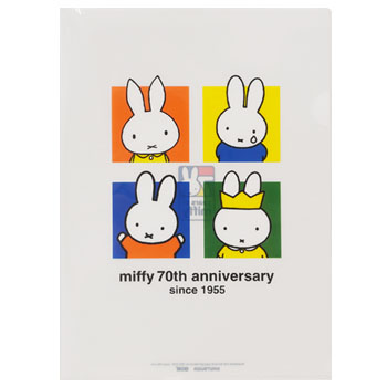 A4クリアホルダーB
 [block/447B]
(miffy 70th)