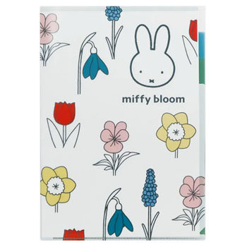A4クリアホルダーA
[3ポケット/white988A]
(miffy bloom)