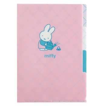A5ポケットクリアファイル
[pink・BM-491/flower]
(with miffy)