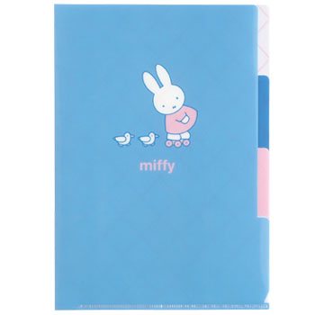 A5ポケットクリアファイル
[blue・BM-493/friends]
(with miffy)