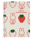 A6リングノート
[white/BS23-11]
(miffy strawberry)