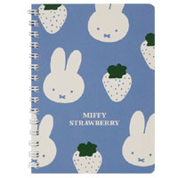 A6リングノート
[blue/BS23-12]
(miffy strawberry)