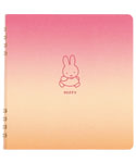 リングノート・スクエア
[BM-300/miffy walk]
(COLORTONE)