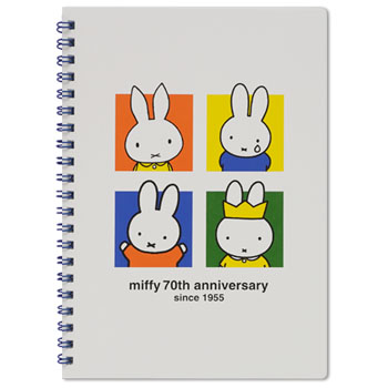 A5リングノートB
 [block/448B]
(miffy 70th)