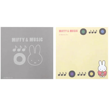 スクエアメモA
 [pink/924A]
(MIFFY & MUSIC)