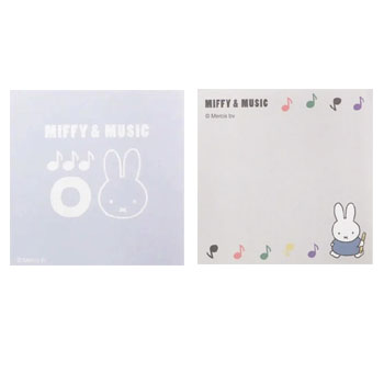 スクエアメモB
 [black/924B]
(MIFFY & MUSIC)