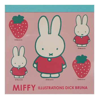 スクエアメモ
[シール付/BS26-13]
(strawberry)