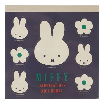 スクエアメモ
[シール付/BS26-14]
(face and flower)