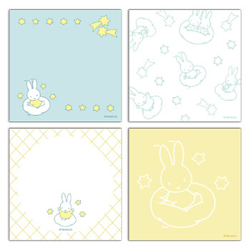 メモパッド・スクエア
[mint・BM-472/star]
(with miffy)