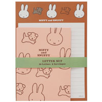 レターセット
[pink/BA23-9]
(MIFFY and SNUFFY)