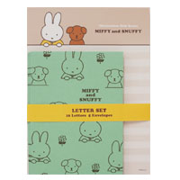 レターセット
[green/BA23-10]
(MIFFY and SNUFFY)