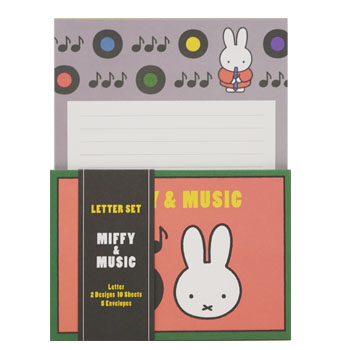 レターセット
[BA25-6]
(MIFFY & MUSIC)