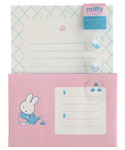 レターセット
[pink・BM-479/flower]
(with miffy)
