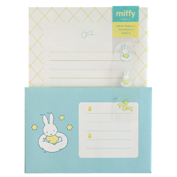 レターセット
[mint・BM-480/star]
(with miffy)