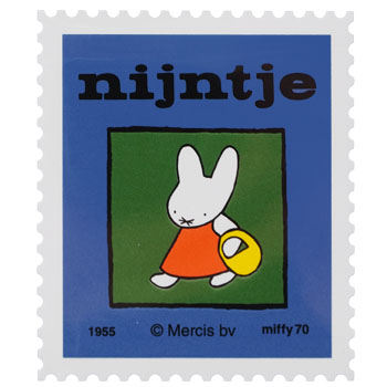 ステッカーC
 [blue/445C]
(miffy 70th)