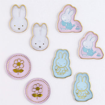 フレークシール
[pink・BM-487/flower]
(with miffy)