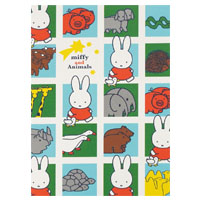 POST CARD
[BS21-2 blue]
(miffy and Animals)